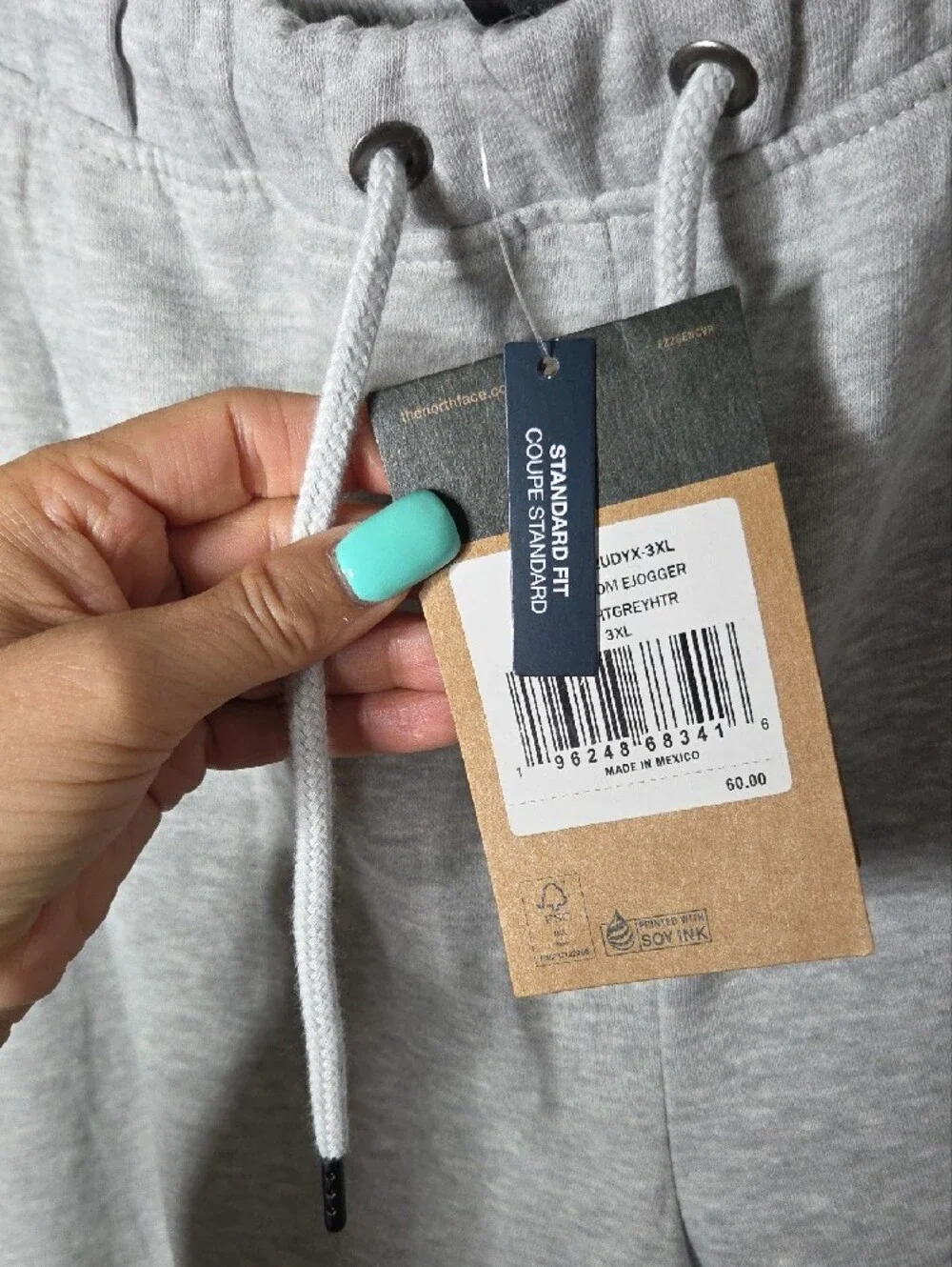 The North Face Light Heather Gray Men's Joggers